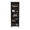 Tuhome Baleare Pantry Cabinet, Five Interior Shelves, Four Legs, Black ALW5604 - alternate 7